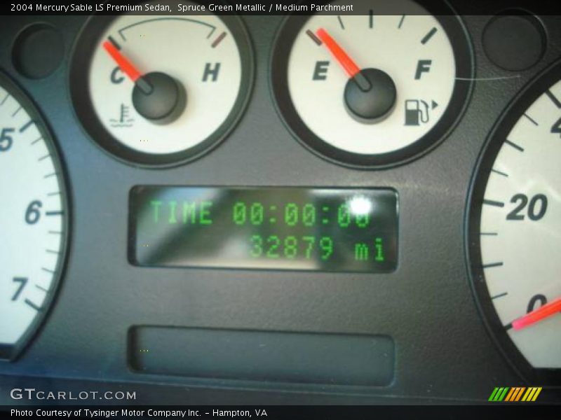 Spruce Green Metallic / Medium Parchment 2004 Mercury Sable LS Premium Sedan