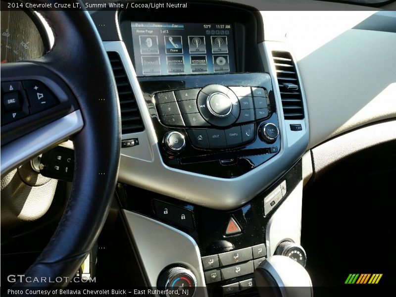 Summit White / Cocoa/Light Neutral 2014 Chevrolet Cruze LT