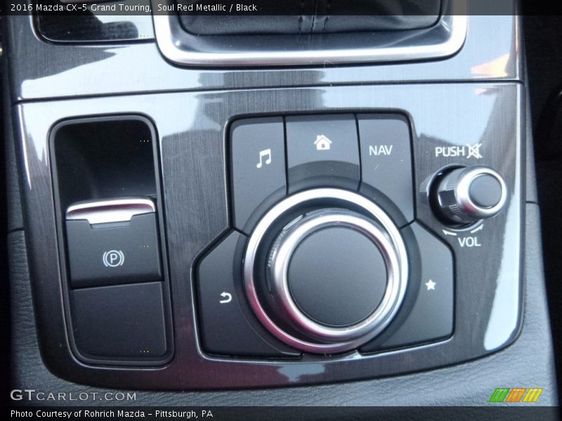 Soul Red Metallic / Black 2016 Mazda CX-5 Grand Touring