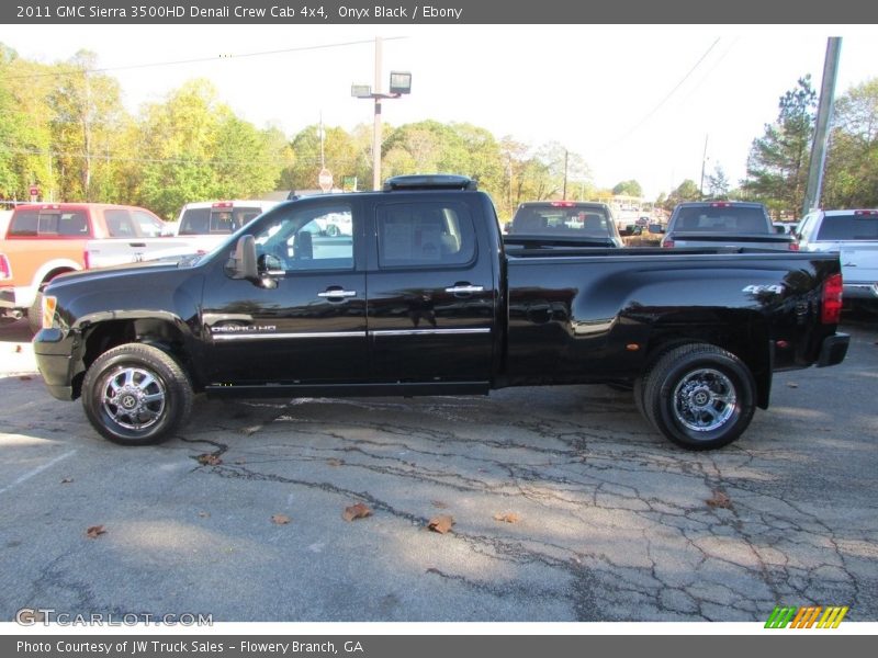Onyx Black / Ebony 2011 GMC Sierra 3500HD Denali Crew Cab 4x4