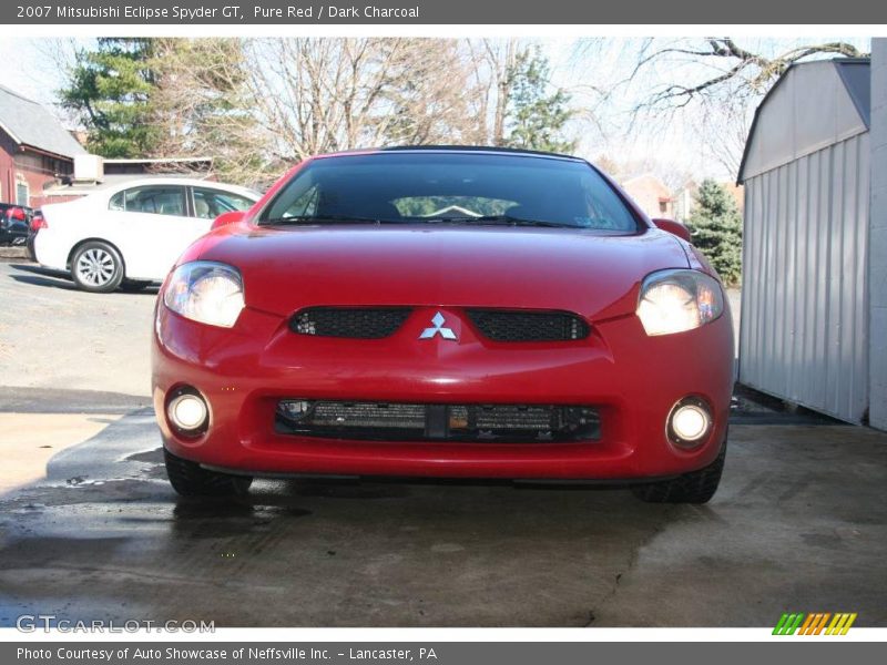 Pure Red / Dark Charcoal 2007 Mitsubishi Eclipse Spyder GT