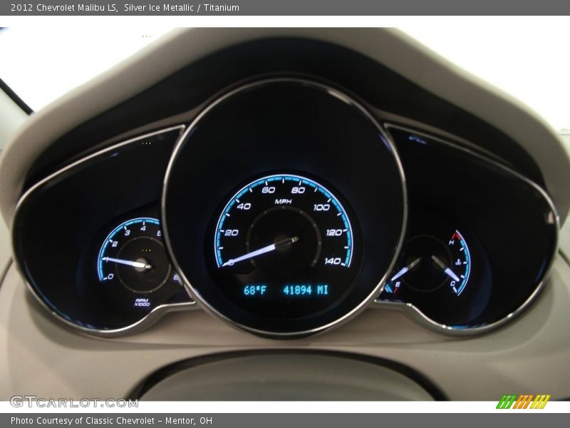 Silver Ice Metallic / Titanium 2012 Chevrolet Malibu LS