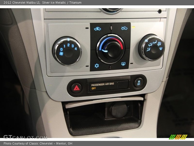 Silver Ice Metallic / Titanium 2012 Chevrolet Malibu LS