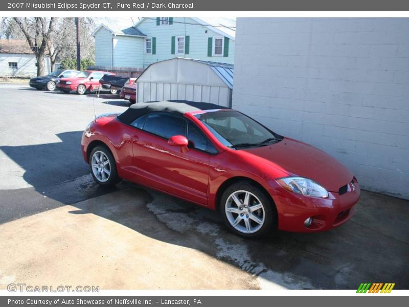 Pure Red / Dark Charcoal 2007 Mitsubishi Eclipse Spyder GT