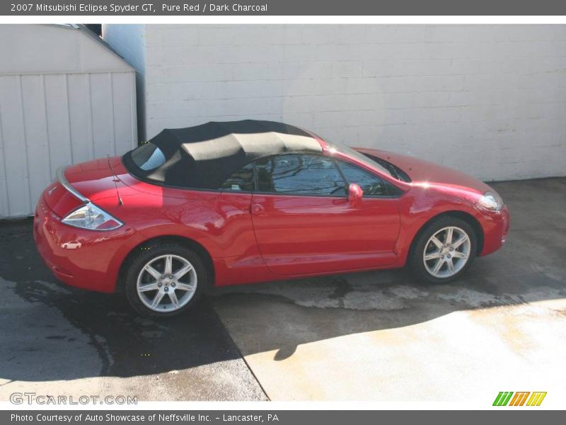 Pure Red / Dark Charcoal 2007 Mitsubishi Eclipse Spyder GT