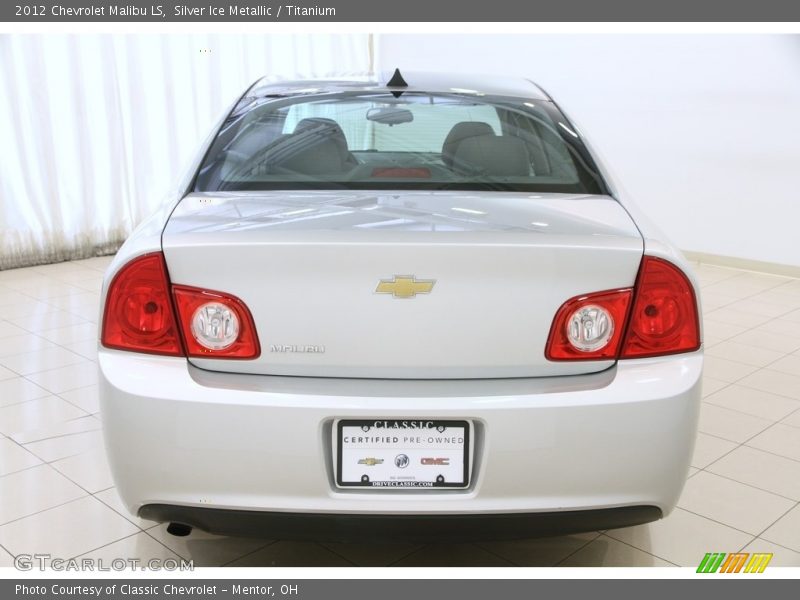 Silver Ice Metallic / Titanium 2012 Chevrolet Malibu LS