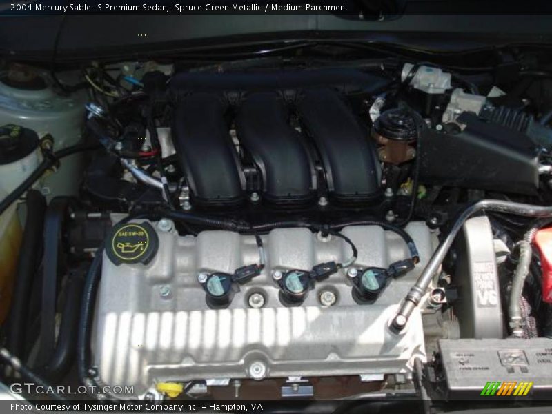 Spruce Green Metallic / Medium Parchment 2004 Mercury Sable LS Premium Sedan