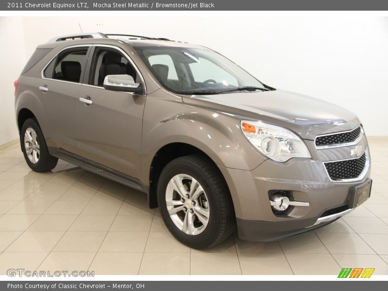 Mocha Steel Metallic / Brownstone/Jet Black 2011 Chevrolet Equinox LTZ