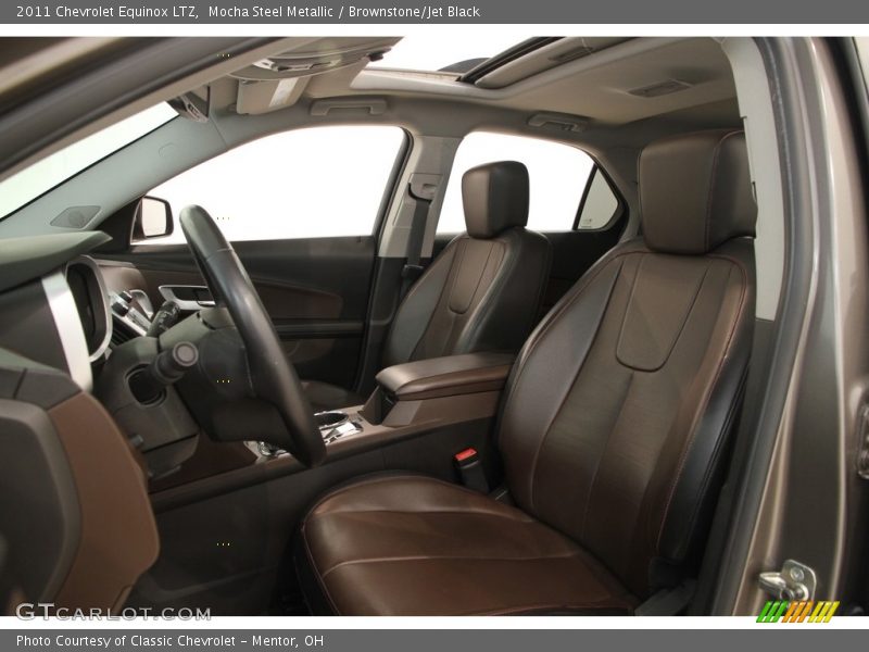 Mocha Steel Metallic / Brownstone/Jet Black 2011 Chevrolet Equinox LTZ