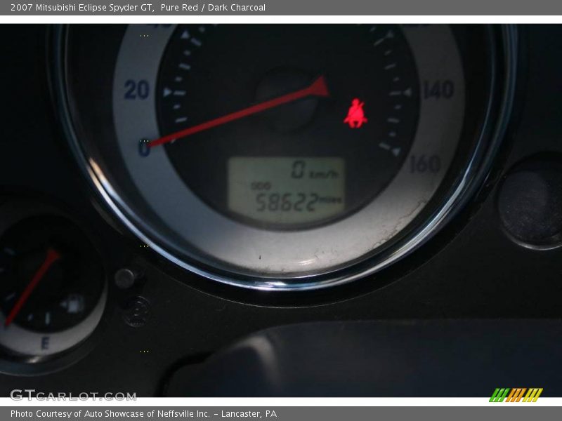 Pure Red / Dark Charcoal 2007 Mitsubishi Eclipse Spyder GT