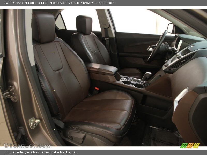 Mocha Steel Metallic / Brownstone/Jet Black 2011 Chevrolet Equinox LTZ