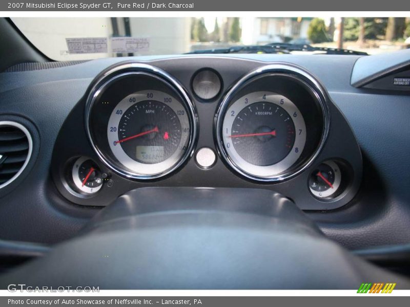 Pure Red / Dark Charcoal 2007 Mitsubishi Eclipse Spyder GT