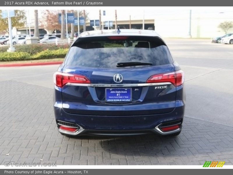 Fathom Blue Pearl / Graystone 2017 Acura RDX Advance