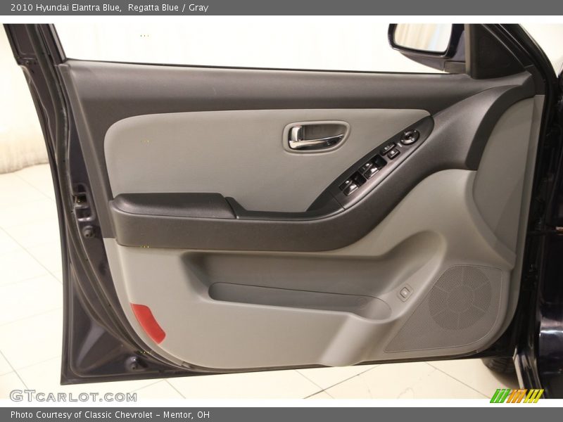 Regatta Blue / Gray 2010 Hyundai Elantra Blue