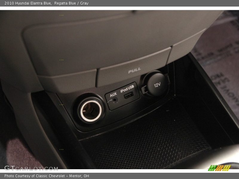 Regatta Blue / Gray 2010 Hyundai Elantra Blue
