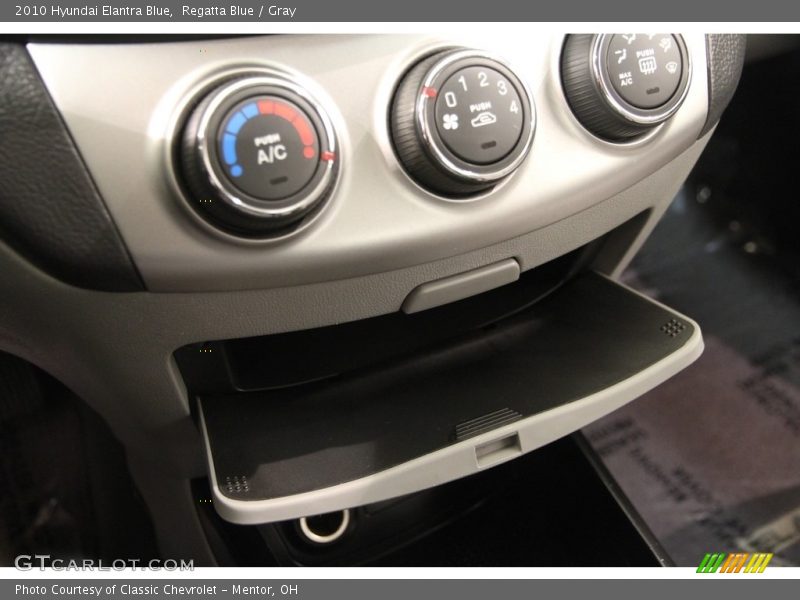 Regatta Blue / Gray 2010 Hyundai Elantra Blue