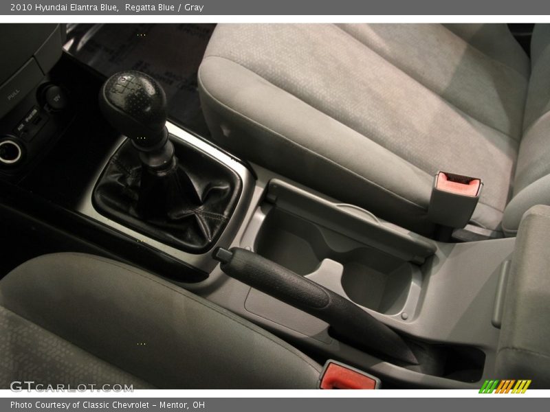 Regatta Blue / Gray 2010 Hyundai Elantra Blue