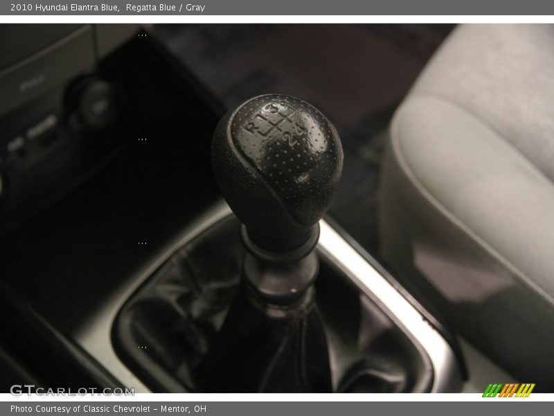 Regatta Blue / Gray 2010 Hyundai Elantra Blue