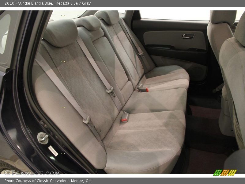 Regatta Blue / Gray 2010 Hyundai Elantra Blue