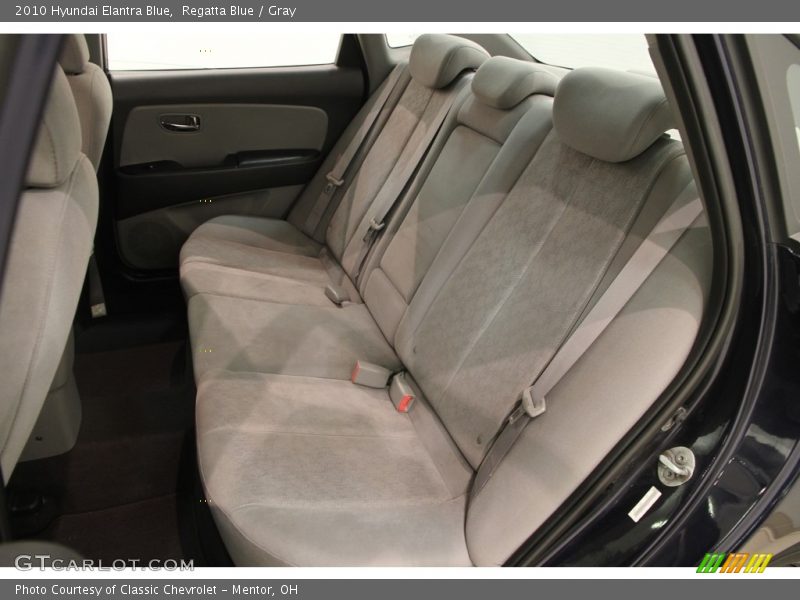 Regatta Blue / Gray 2010 Hyundai Elantra Blue