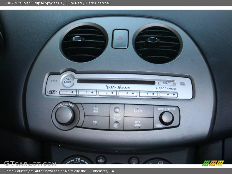 Pure Red / Dark Charcoal 2007 Mitsubishi Eclipse Spyder GT