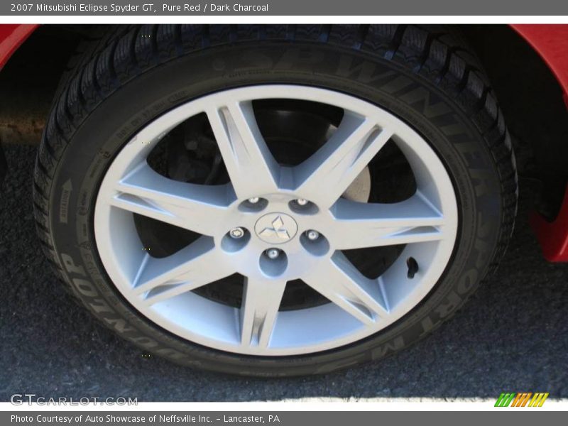 Pure Red / Dark Charcoal 2007 Mitsubishi Eclipse Spyder GT