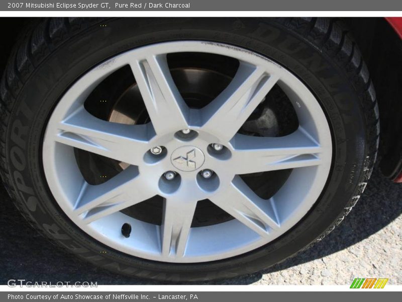 Pure Red / Dark Charcoal 2007 Mitsubishi Eclipse Spyder GT