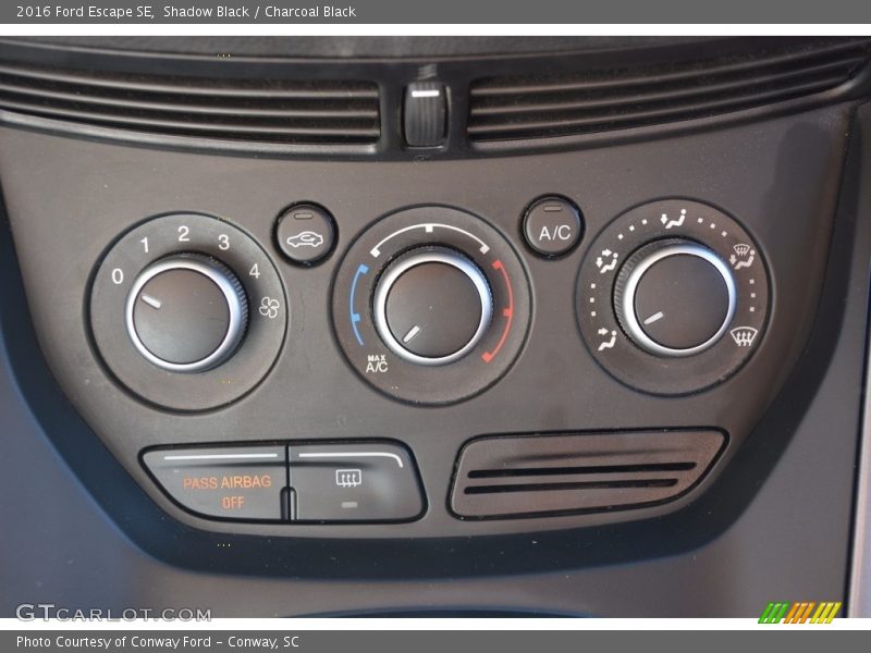 Shadow Black / Charcoal Black 2016 Ford Escape SE