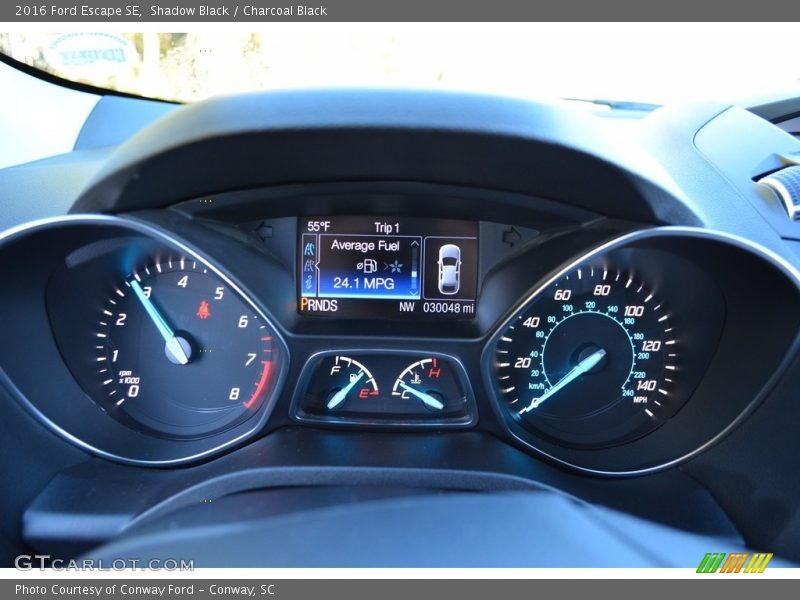 Shadow Black / Charcoal Black 2016 Ford Escape SE