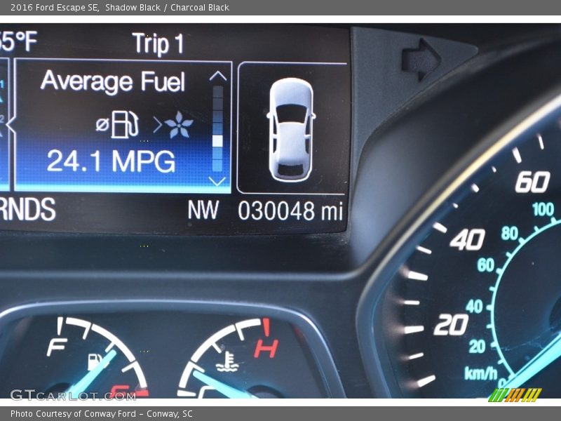 Shadow Black / Charcoal Black 2016 Ford Escape SE