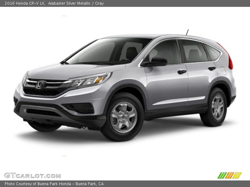 Alabaster Silver Metallic / Gray 2016 Honda CR-V LX