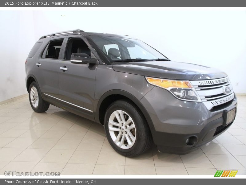 Magnetic / Charcoal Black 2015 Ford Explorer XLT