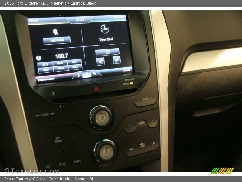 Magnetic / Charcoal Black 2015 Ford Explorer XLT