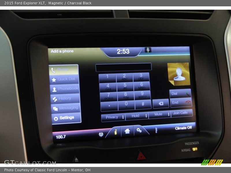 Magnetic / Charcoal Black 2015 Ford Explorer XLT