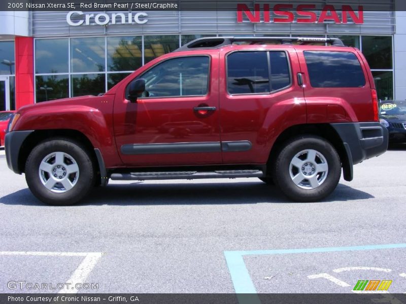 Red Brawn Pearl / Steel/Graphite 2005 Nissan Xterra SE