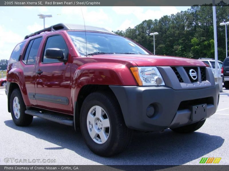 Red Brawn Pearl / Steel/Graphite 2005 Nissan Xterra SE
