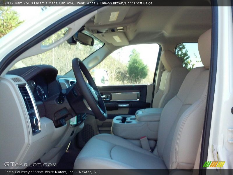  2017 2500 Laramie Mega Cab 4x4 Canyon Brown/Light Frost Beige Interior