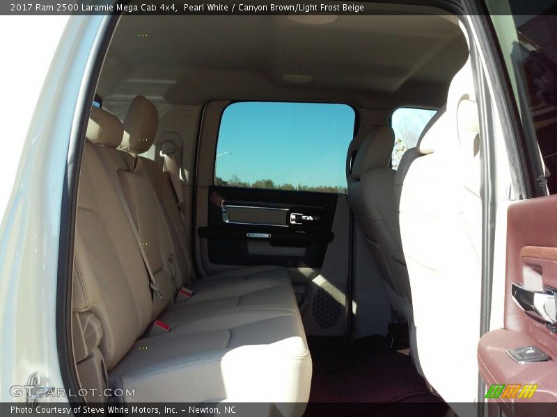 Rear Seat of 2017 2500 Laramie Mega Cab 4x4