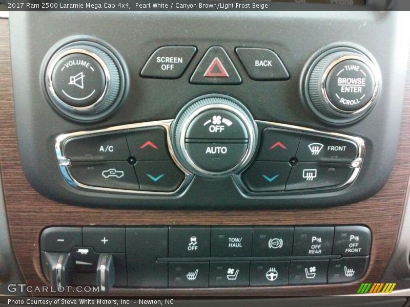 Controls of 2017 2500 Laramie Mega Cab 4x4