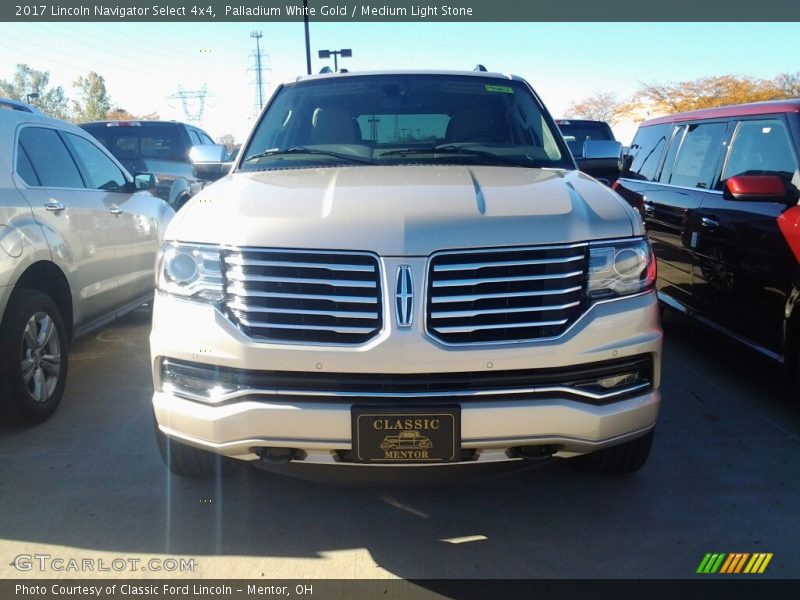 Palladium White Gold / Medium Light Stone 2017 Lincoln Navigator Select 4x4