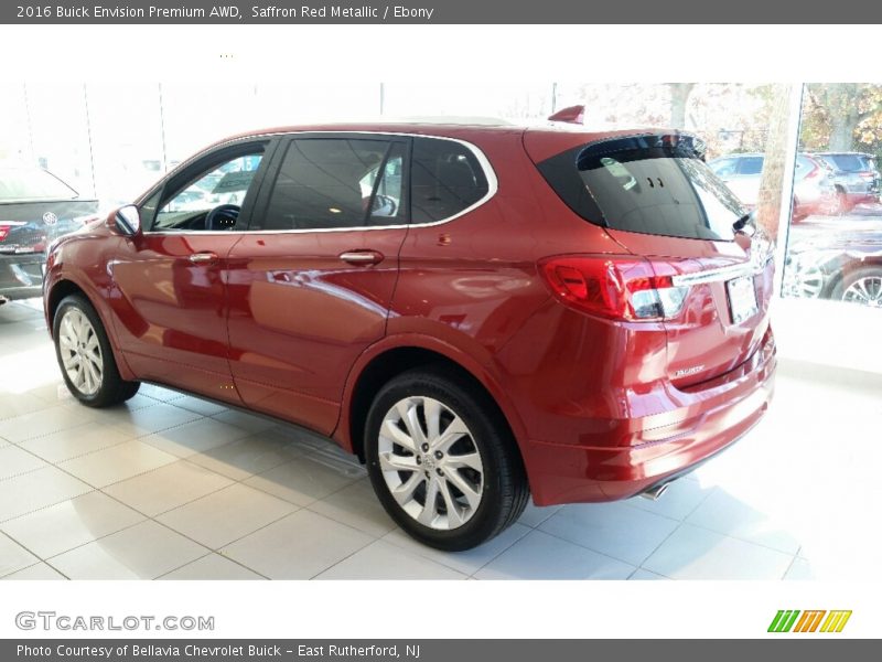 Saffron Red Metallic / Ebony 2016 Buick Envision Premium AWD