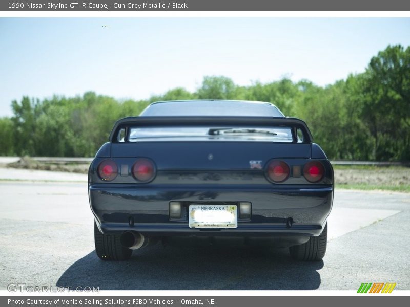 Gun Grey Metallic / Black 1990 Nissan Skyline GT-R Coupe