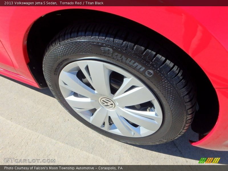 Tornado Red / Titan Black 2013 Volkswagen Jetta S Sedan