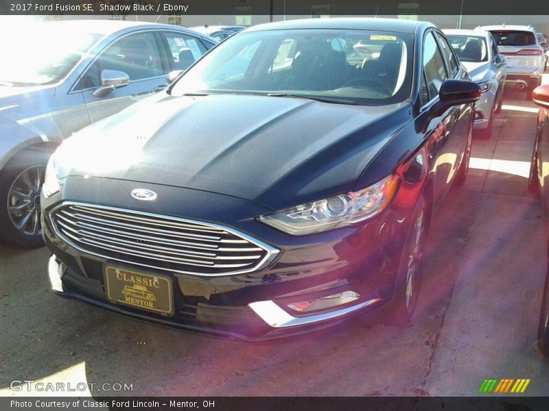 Shadow Black / Ebony 2017 Ford Fusion SE
