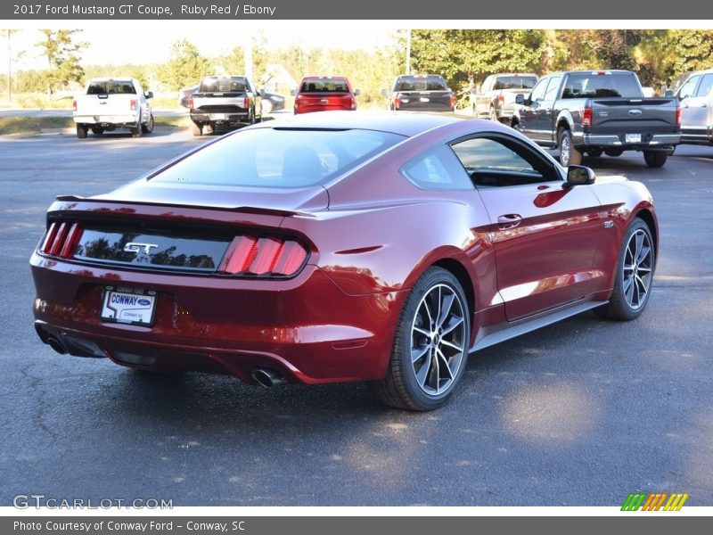 Ruby Red / Ebony 2017 Ford Mustang GT Coupe