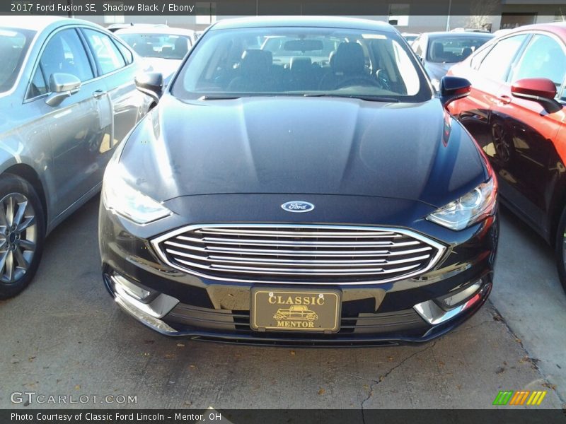 Shadow Black / Ebony 2017 Ford Fusion SE