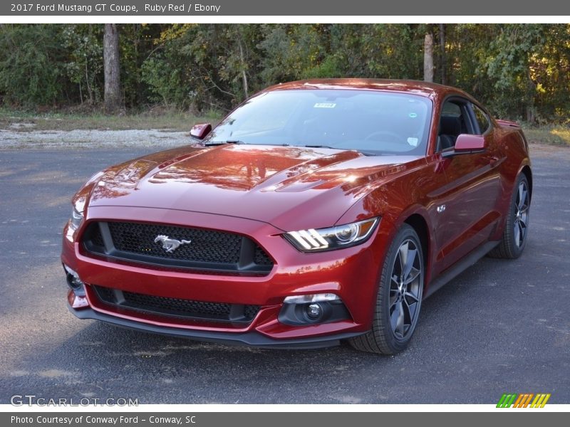 Ruby Red / Ebony 2017 Ford Mustang GT Coupe