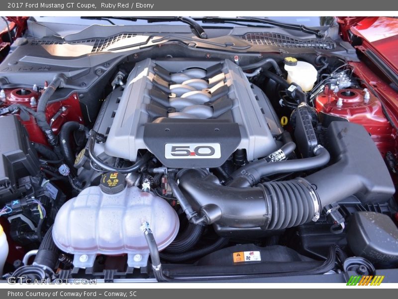  2017 Mustang GT Coupe Engine - 5.0 Liter DOHC 32-Valve Ti-VCT V8