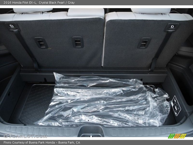 Crystal Black Pearl / Gray 2016 Honda Pilot EX-L