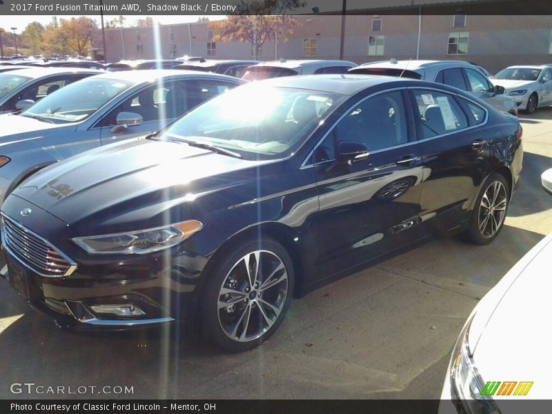 Shadow Black / Ebony 2017 Ford Fusion Titanium AWD